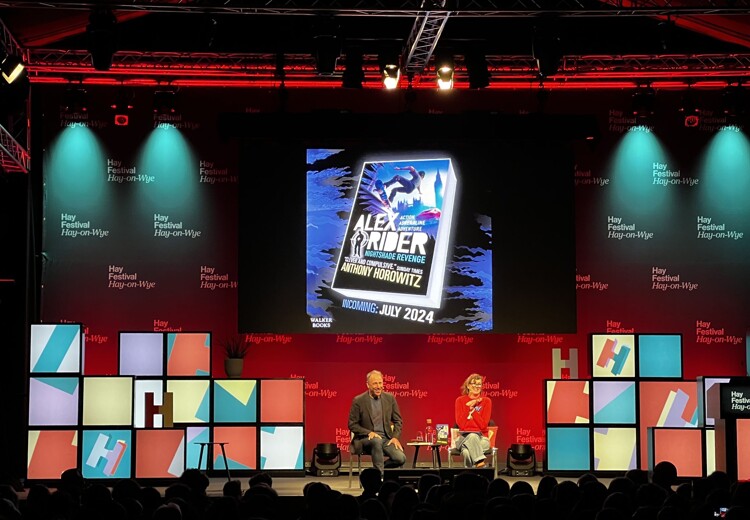 Year 8 Meet the Authors at Hay Festival