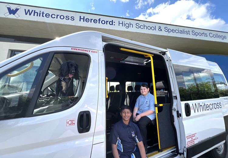 Our new minibus arrives!