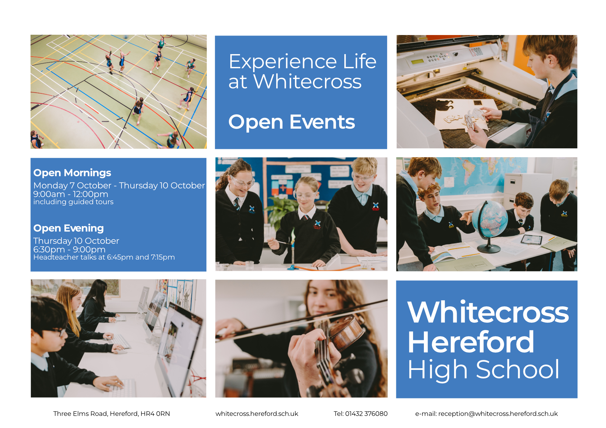 Whitecross Hereford High School - Open Events 2024